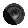 Montuojamas garsiakalbis 5" (13cm) 100V 20W 8Ω juodas (black) CENA506/B Audac